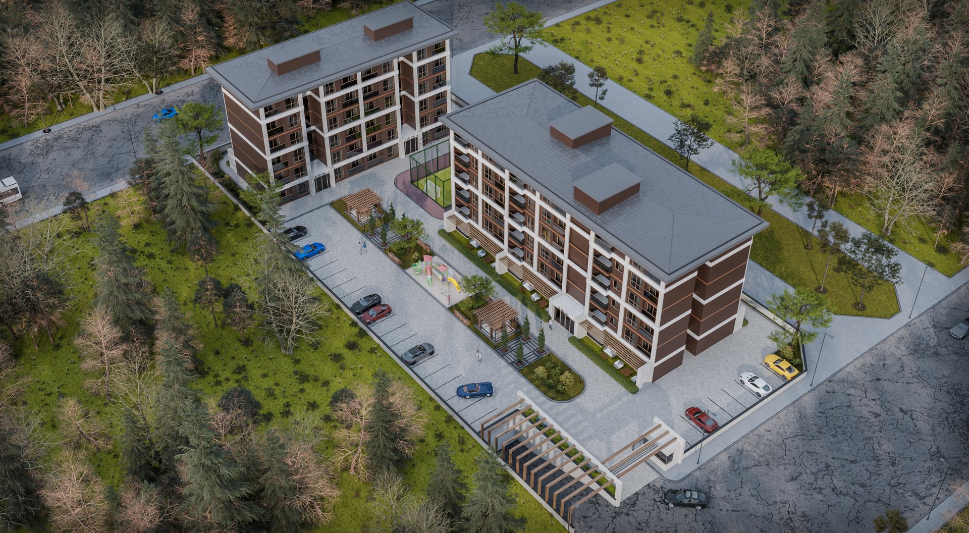 Petra Akik - Dış Render