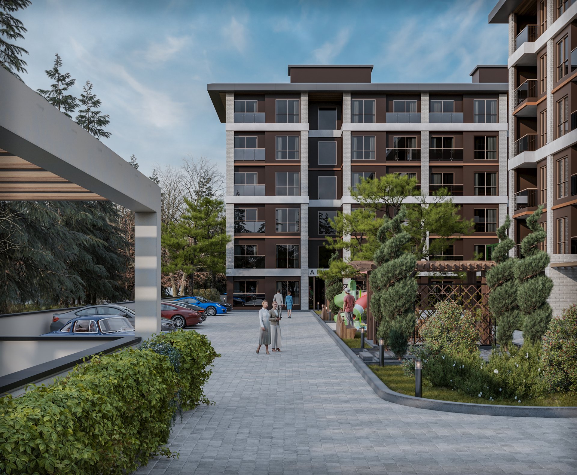 Petra Akik - Dış Render