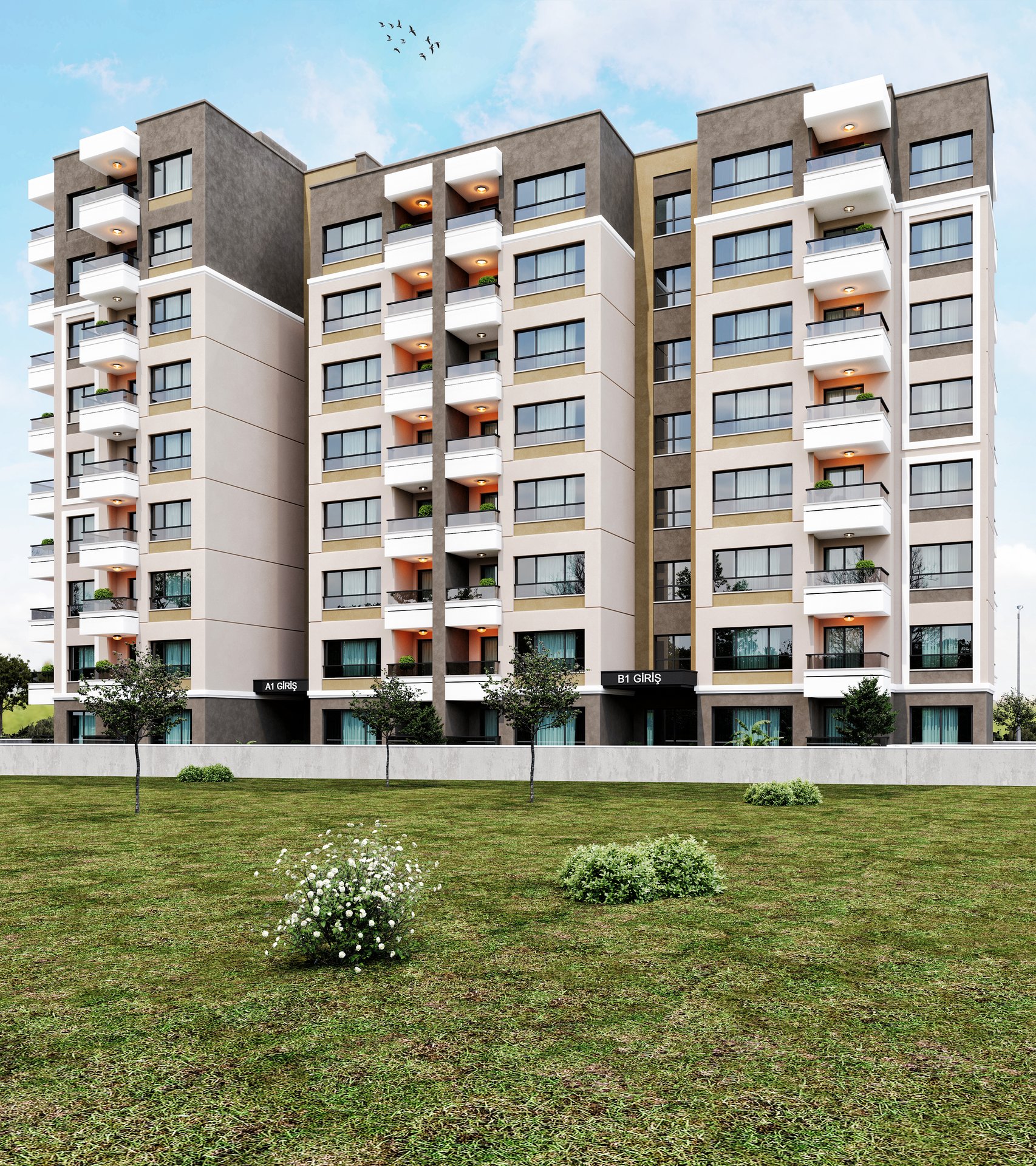 +B1R Aydoğdu - Dış Render