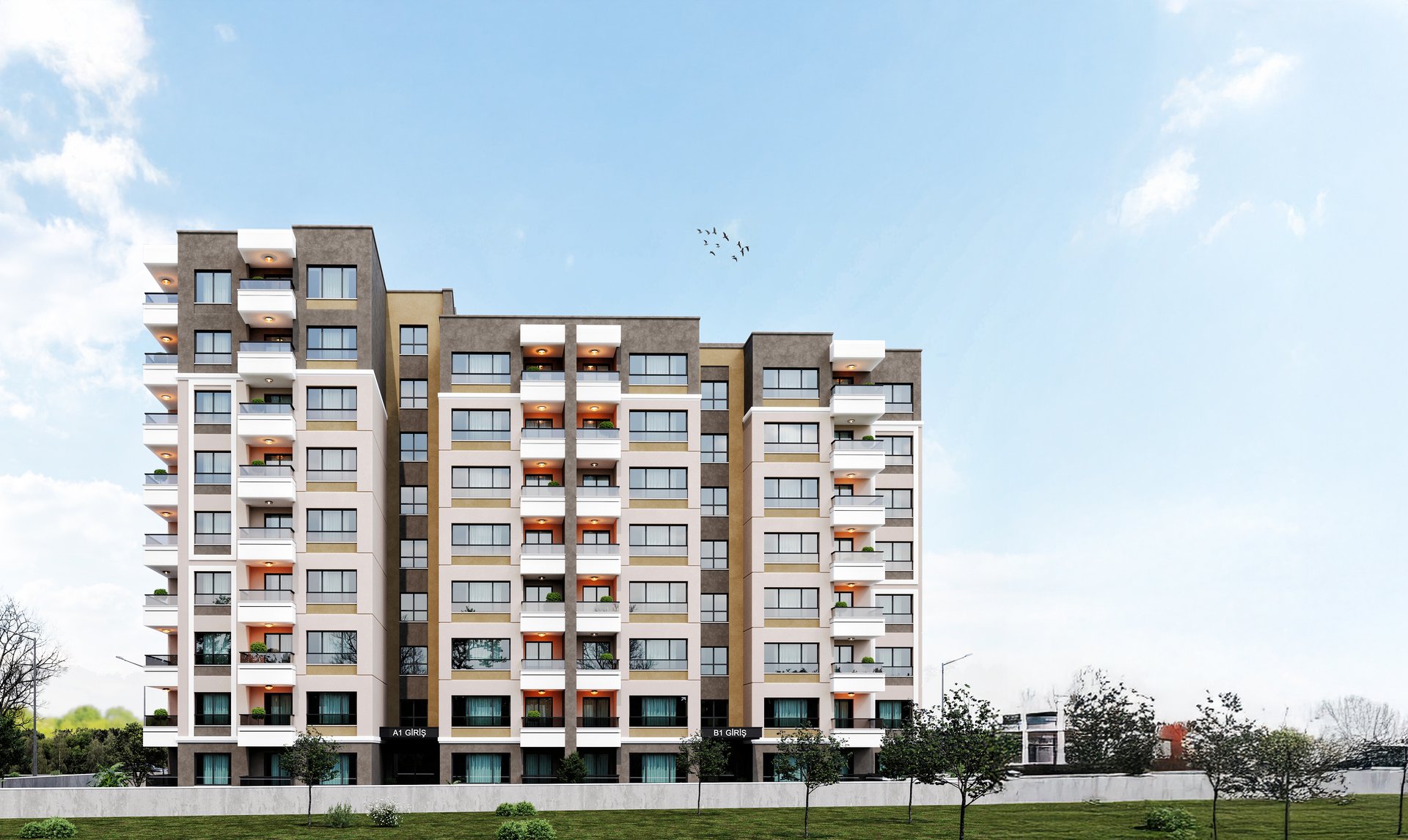 +B1R Aydoğdu - Dış Render