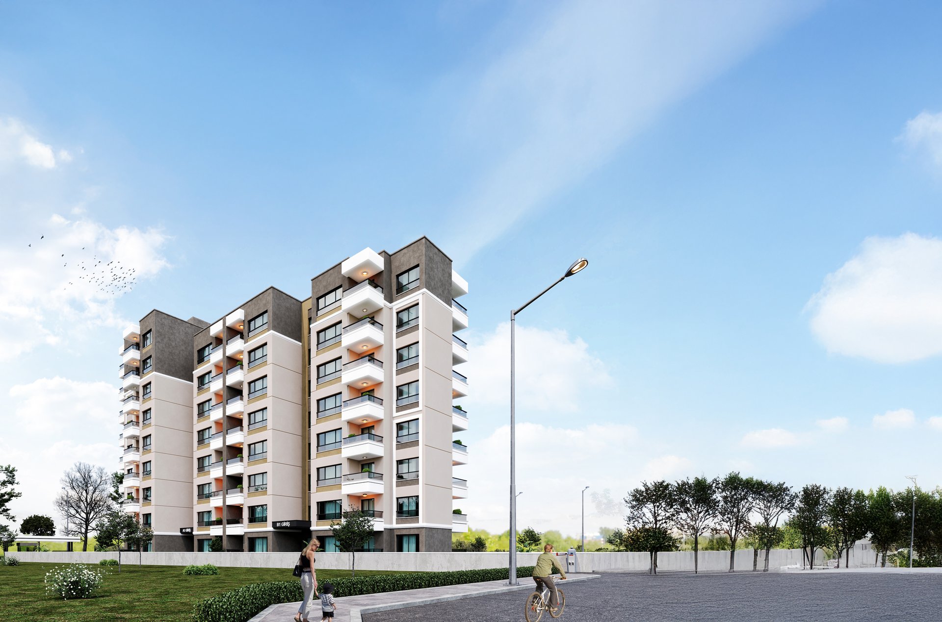 +B1R Aydoğdu - Dış Render