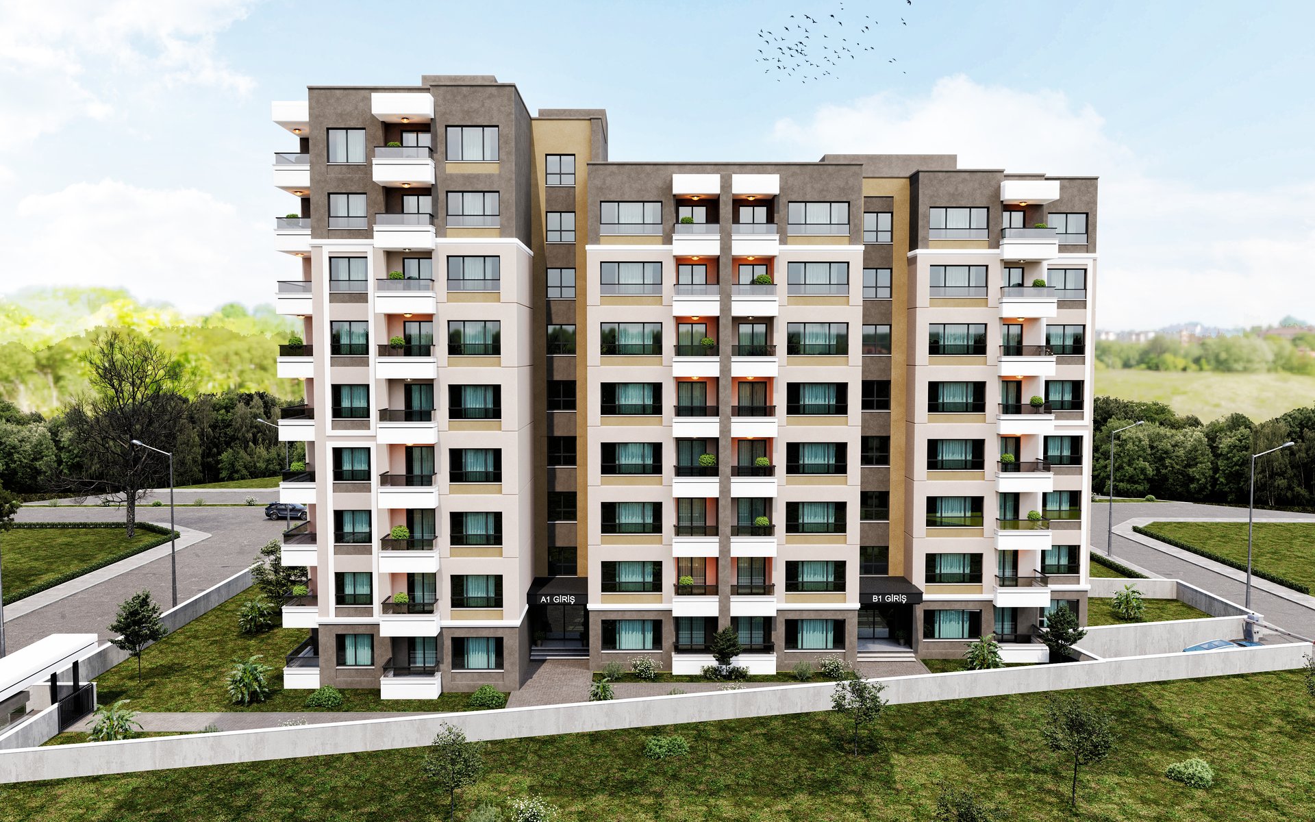 +B1R Aydoğdu - Dış Render