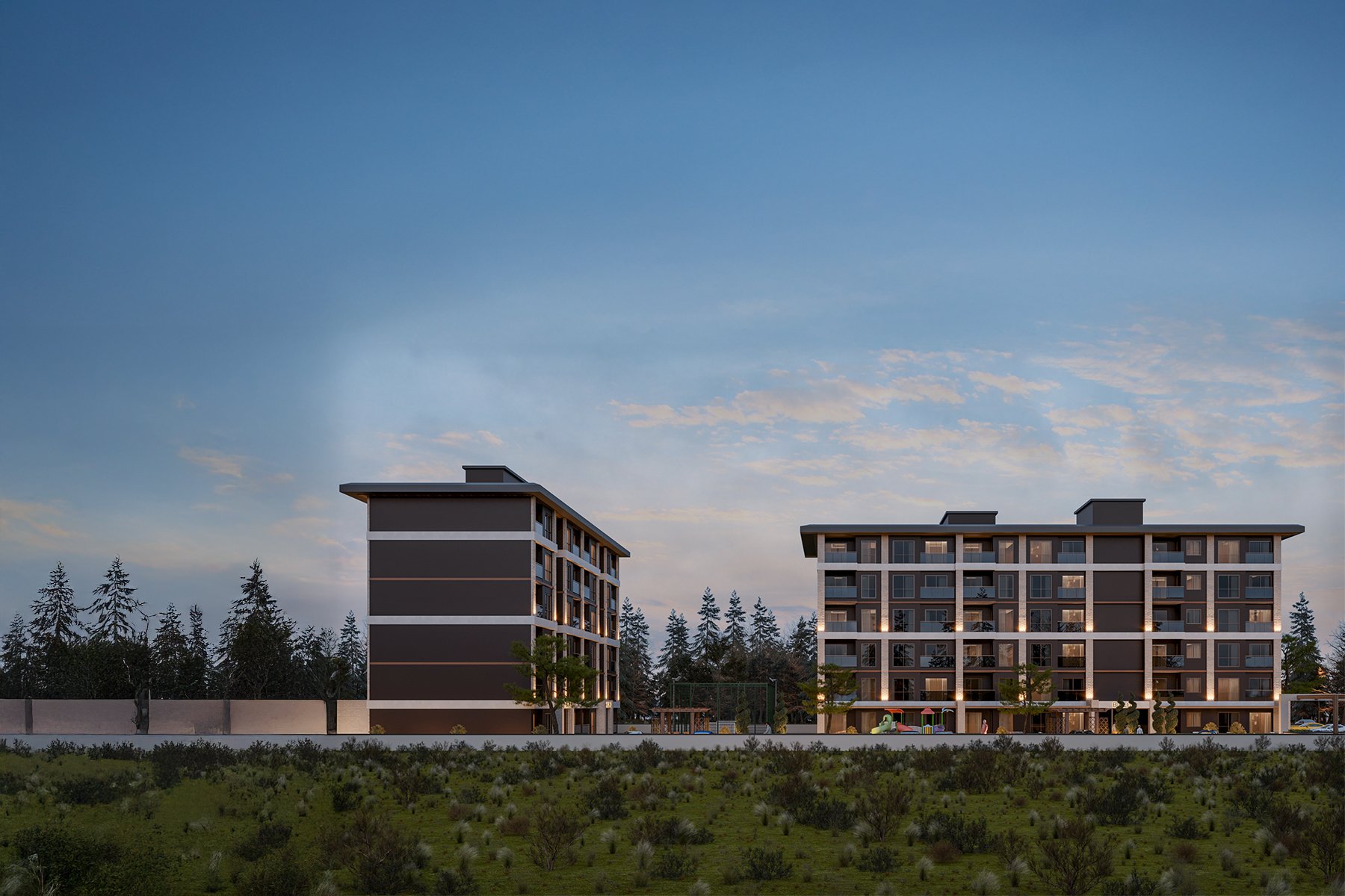 Petra Akik - Dış Render