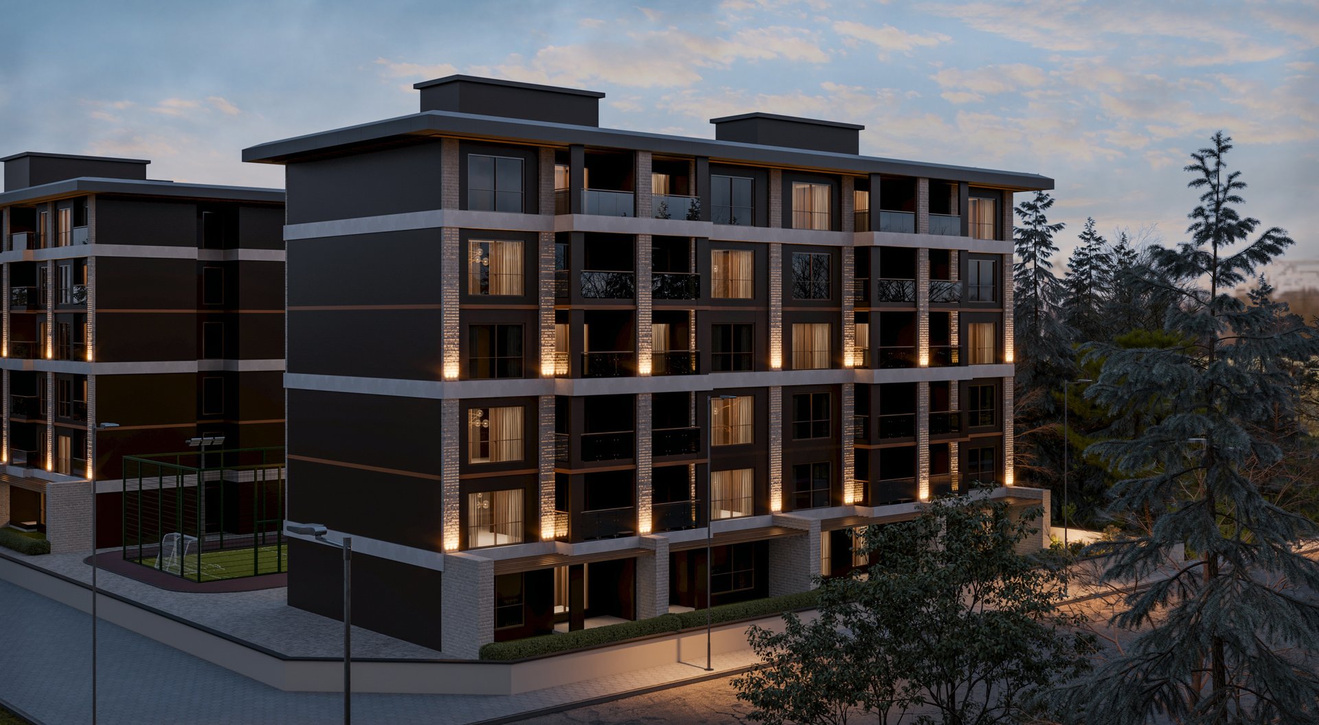 Petra Akik - Dış Render