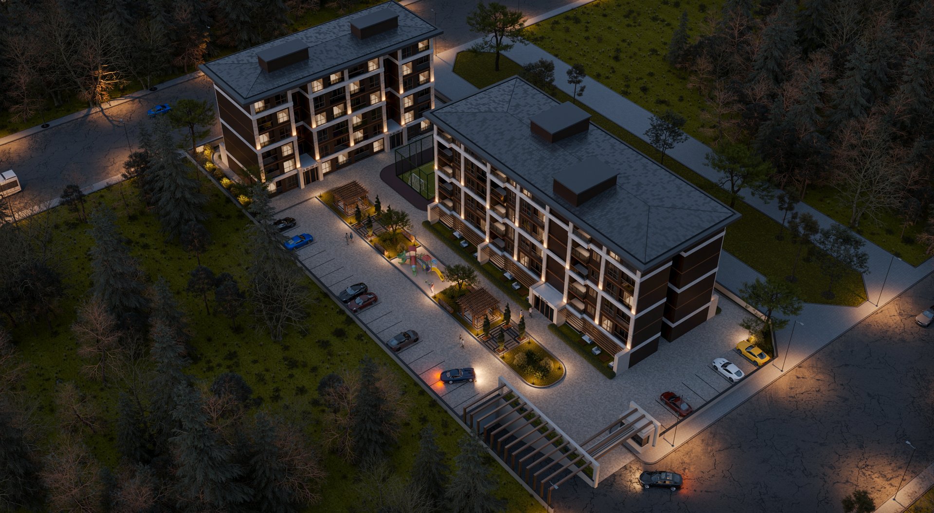 Petra Akik - Dış Render