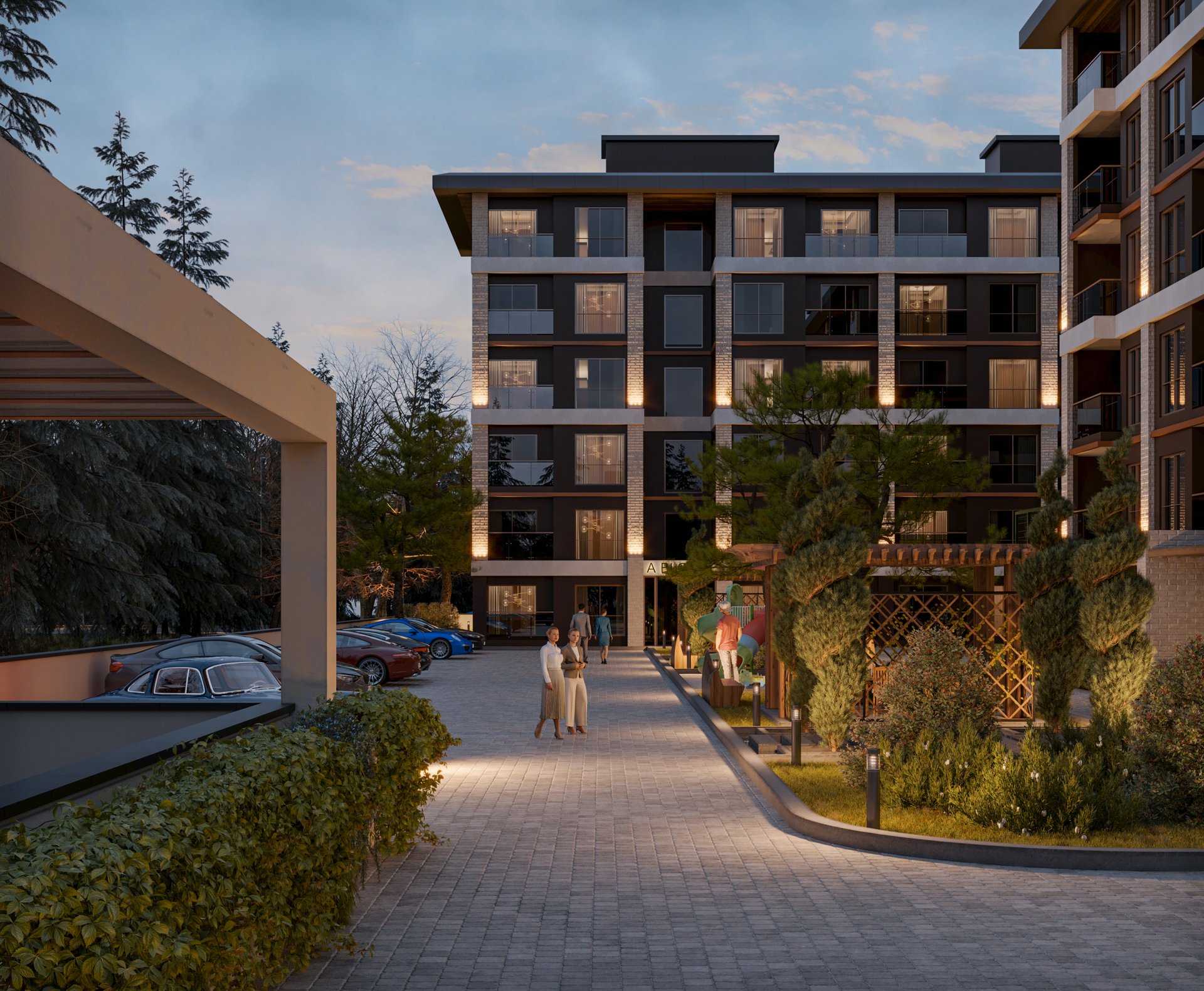 Petra Akik - Dış Render
